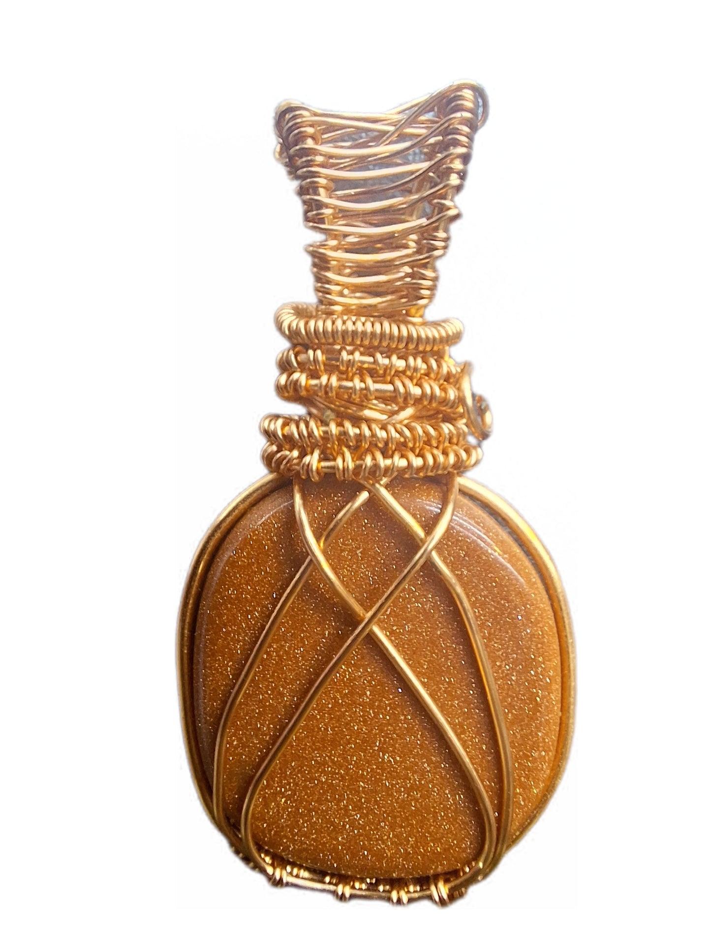 Goldstone pendant